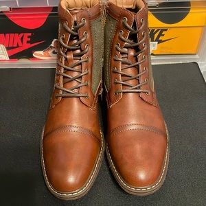 Steve Madden Men’s Bunsin Lace-Up Boot Size 8